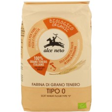 Minkšti kvietiniai miltai TIPO 0, ekologiški (1000g)